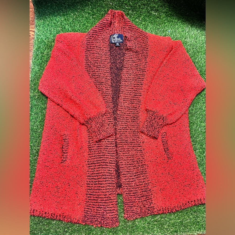 Vintage red/blue Cardigan